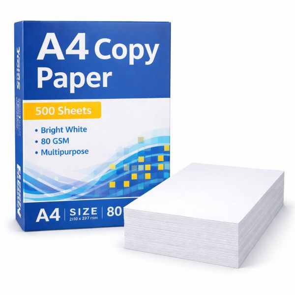 A4 Copy Paper (500 Sheets, 80 GSM) A4 Copy Paper (500 Sheets, 80 GSM)