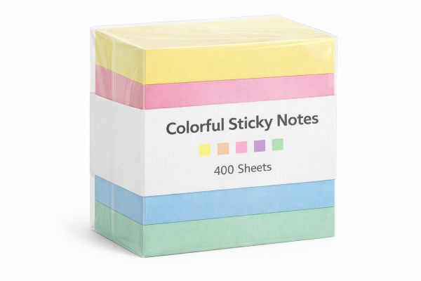 Colorful Sticky Notes Pack (400 Sheets) Colorful Sticky Notes Pack (400 Sheets)