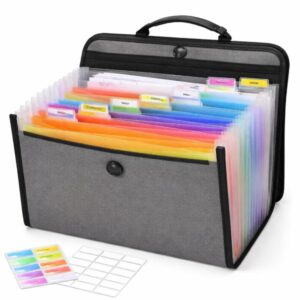 Expanding File Folder – 13 Pockets