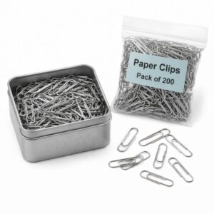 Metal Paper Clips (Pack of 200)