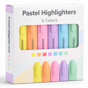 Pastel Highlighter Set (6 Colors)