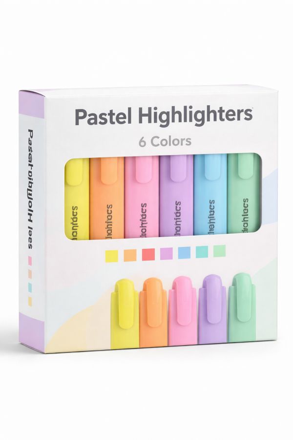 Pastel Highlighter Set (6 Colors)